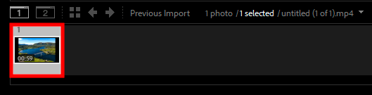 lightroom video export