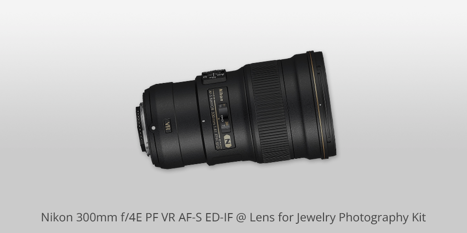nikon 300mm f 4e pf vr af s ed if jewelry photography kit