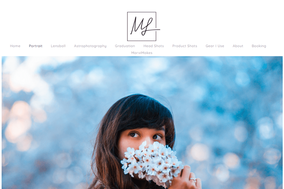 photography portfolio logo