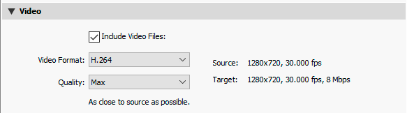 process of exporting video from adobe lightroom