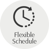 Flexible schedule clock time