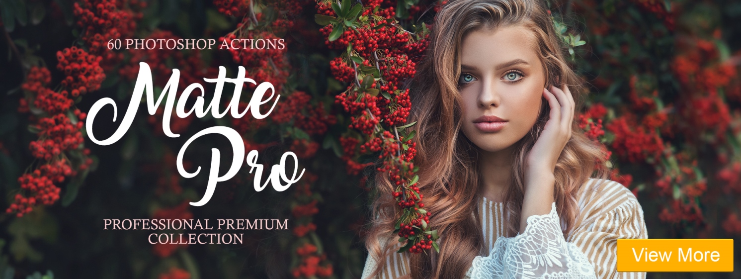 fashion photoshop actions free dispersion double exposure banner woman in red