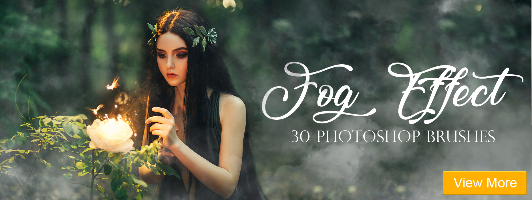 free grunge photoshop brushes fog effect brushes banner