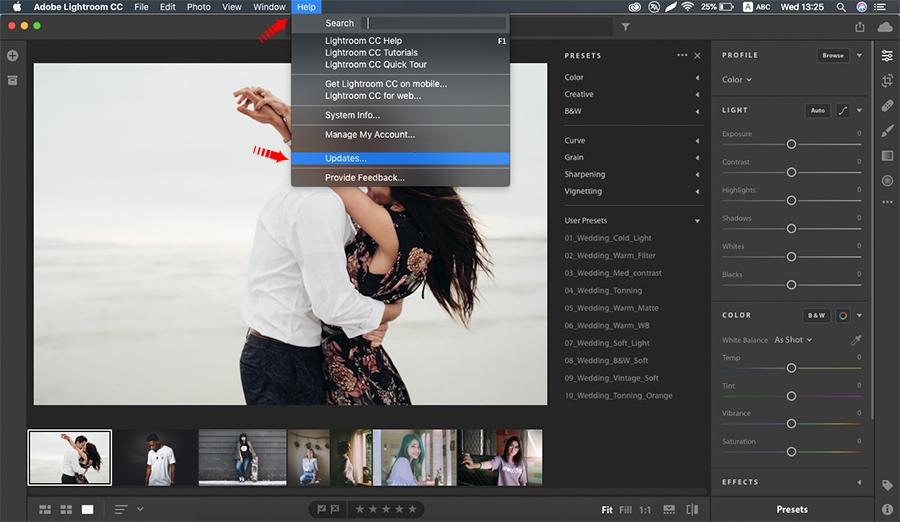 how to install lightroom mobile presets update lr version
