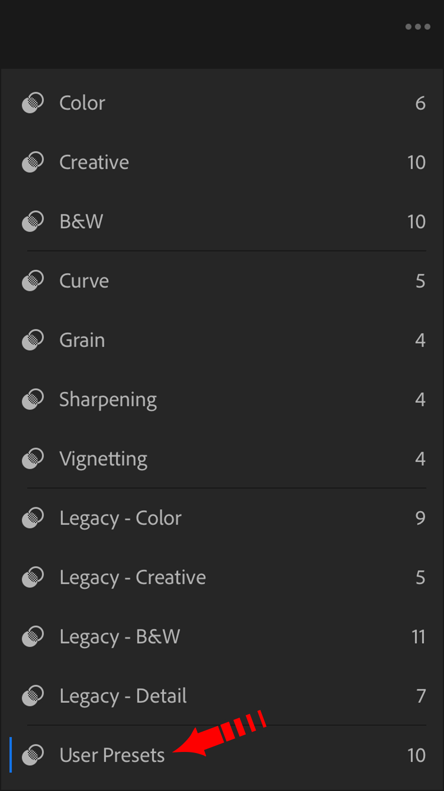 how to install lightroom mobile presets synchronization user presets