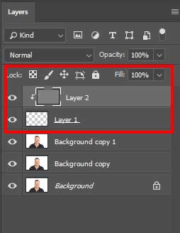 remove double chin photoshop clipping mask layer