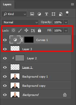 remove double chin photoshop invert the mask