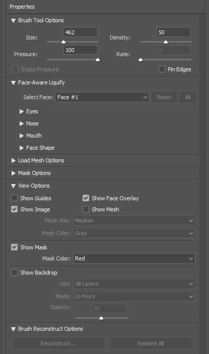remove double chin photoshop brush properties