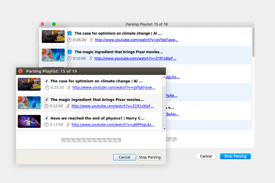 4k youtube playlist downloader interface