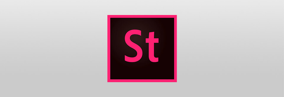 adobe stock логотип