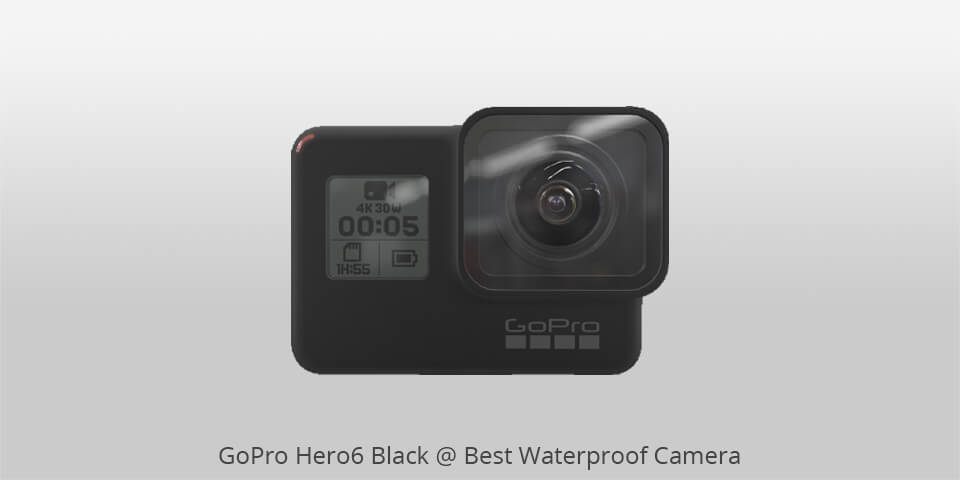 gopro hero6 macchina fotografica impermeabile nera
