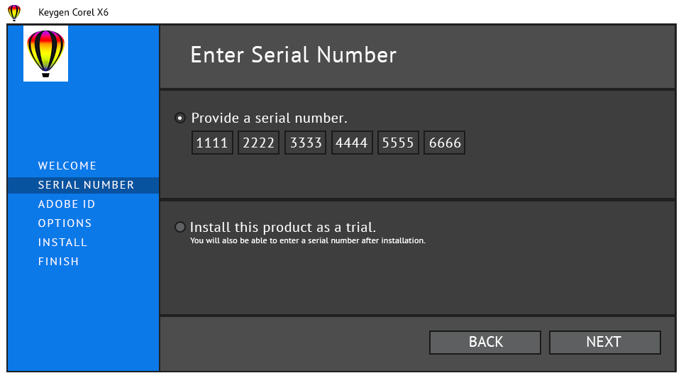 Keygen Corel X6 Serial Key Number