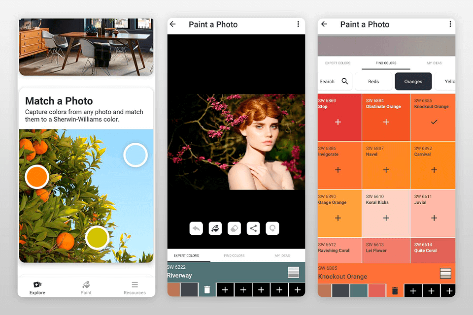 colorsnap interface app for fashion designers