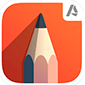 app for fashion designers sketch book logo