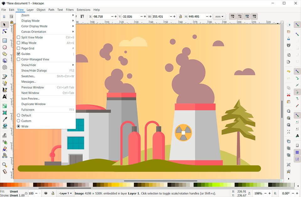 Inkscape Best Free Vector Graphics Software Interface 
