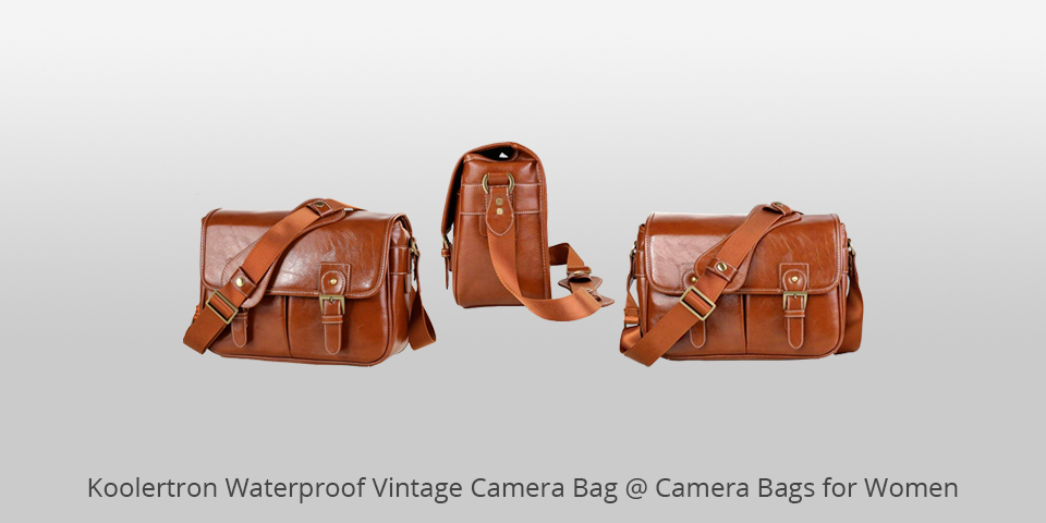 Koolertron Waterproof Vintage Bag for Women Photographers