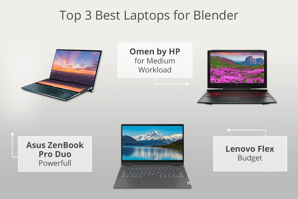 best laptops for blender