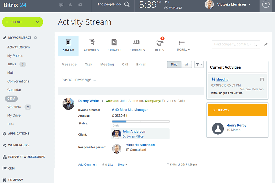 Bitrix24 crm презентация