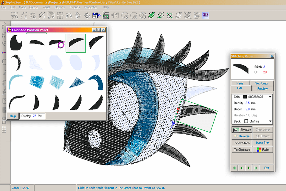 sophiesew free embroidery software