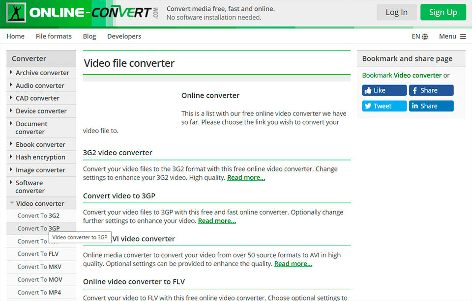 Free online converter for 1000+ formats 