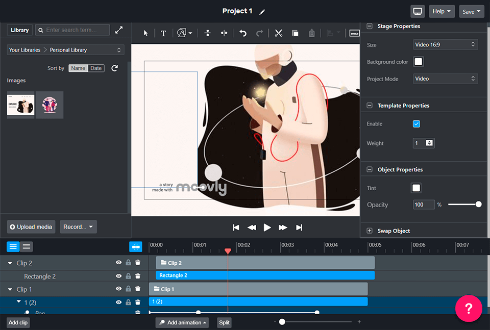 moovly animation software for beginners 