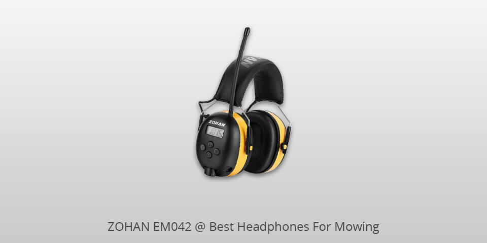 Best am fm headphones for online mowing