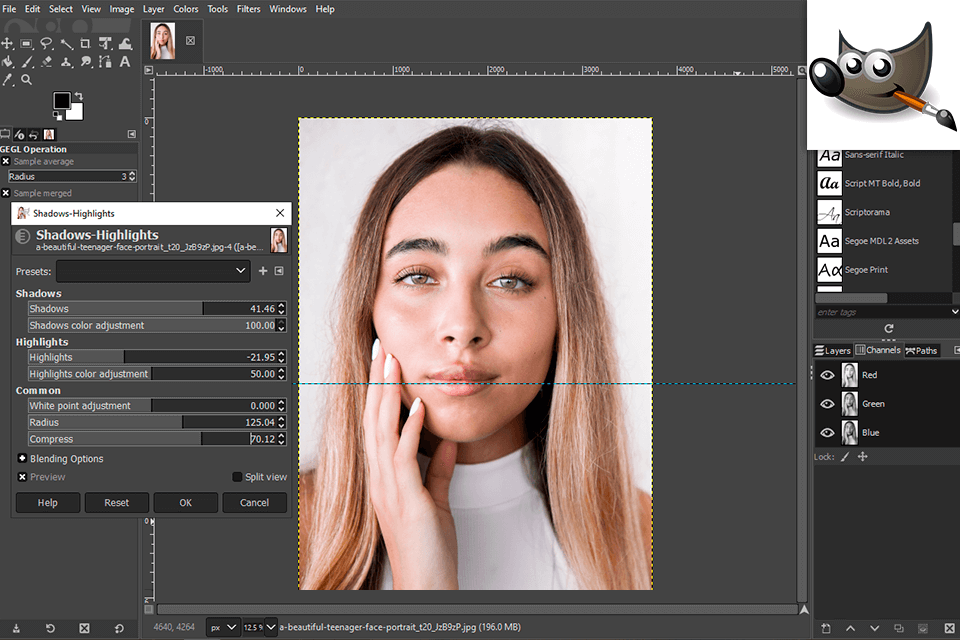 lightroom vs gimp which software is