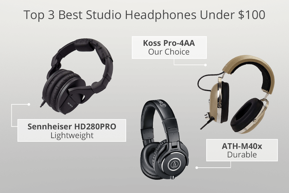 7 Best Studio Headphones Under $100 in 2023