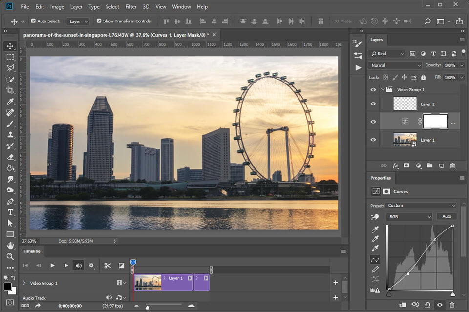 photoshop video editor