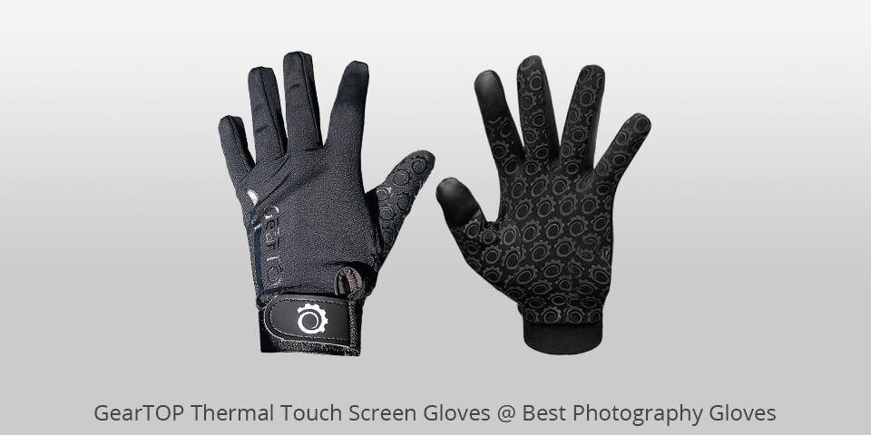 geartop thermal touch screen photography gloves