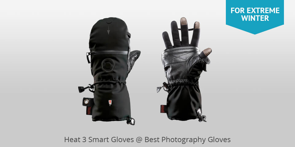 heat 3 smart photography gloves
