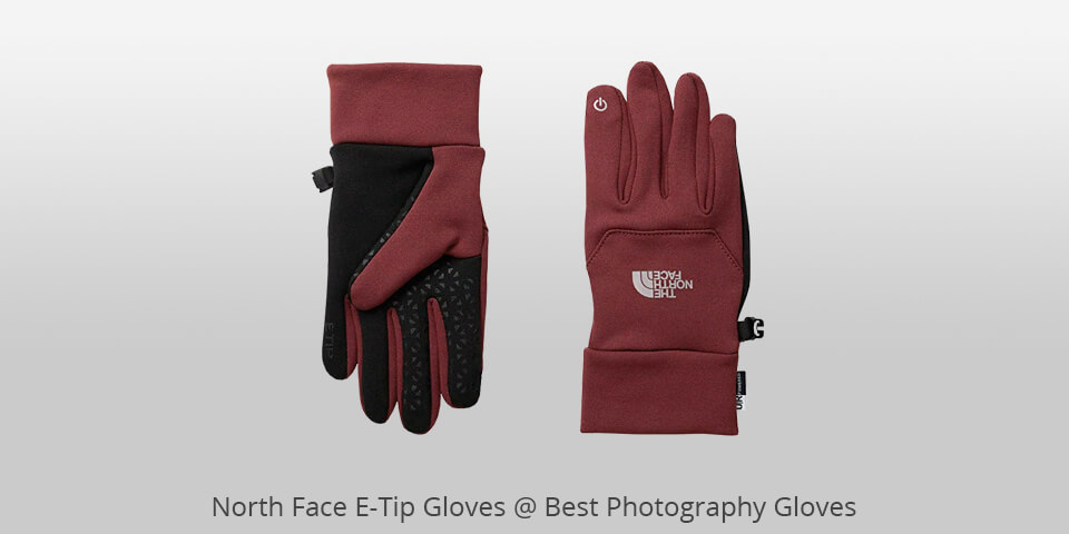north face e-tip gloves photography gloves