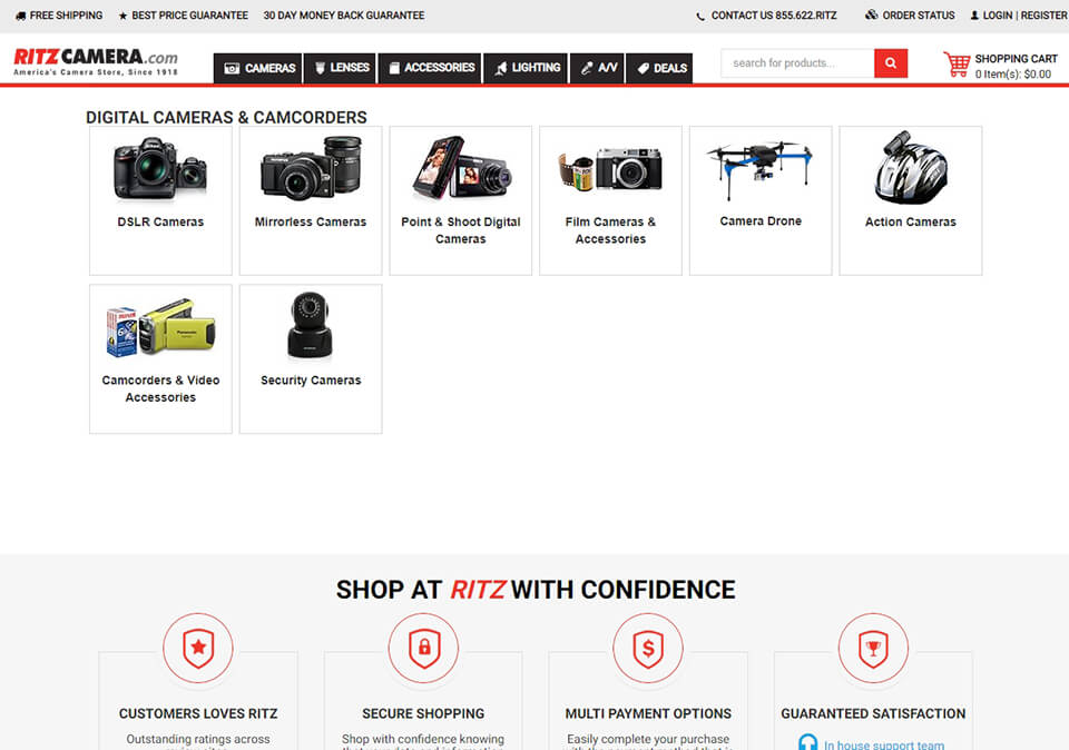 Ritz camera store