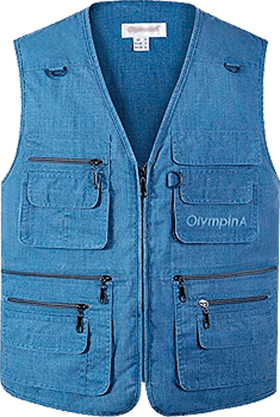 Men's Casual Outdoor Work Safari Fishing Travel Photo Cargo Vest