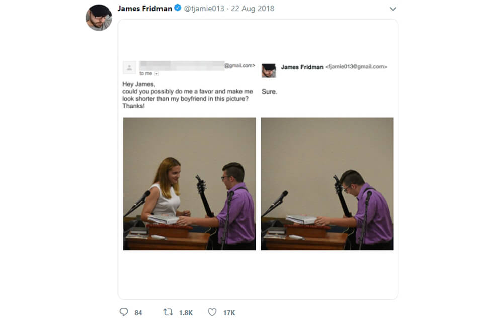 Photoshop Trolls – 50 Funny Photos of James Fridman Photoshop Trolls – 50 Funny Photos of James Fridman