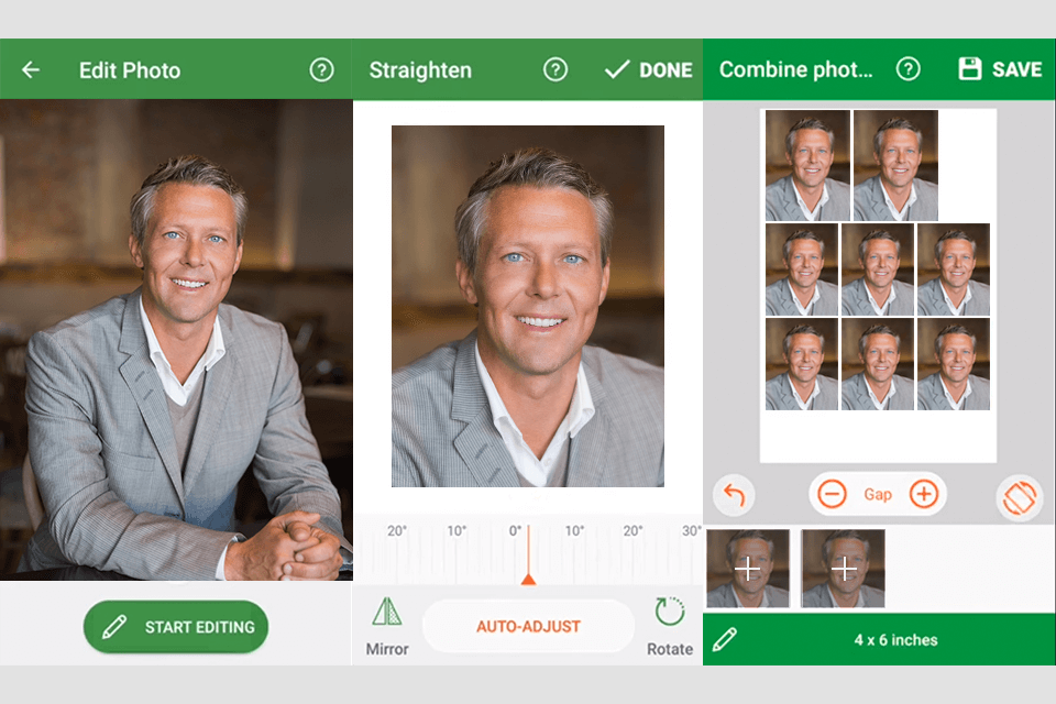 Free passport photo app