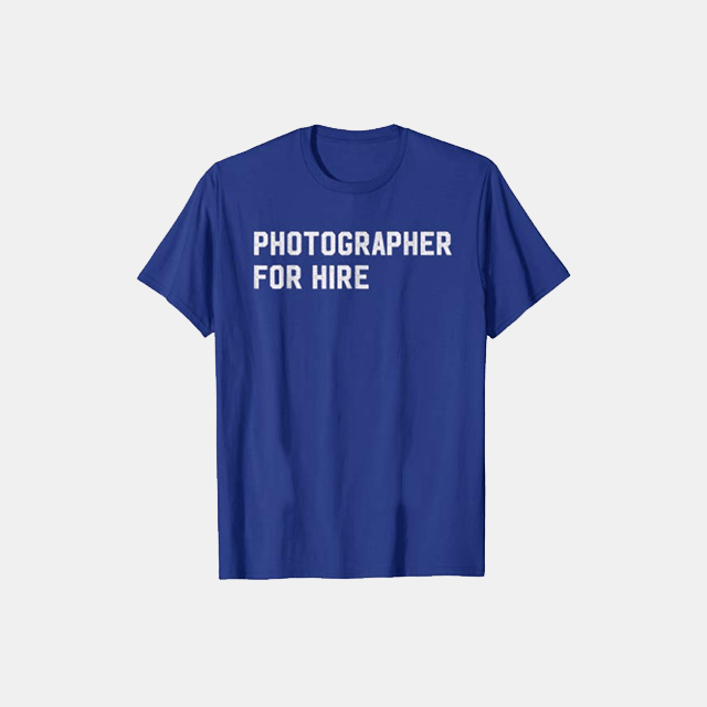 event photographer shirt