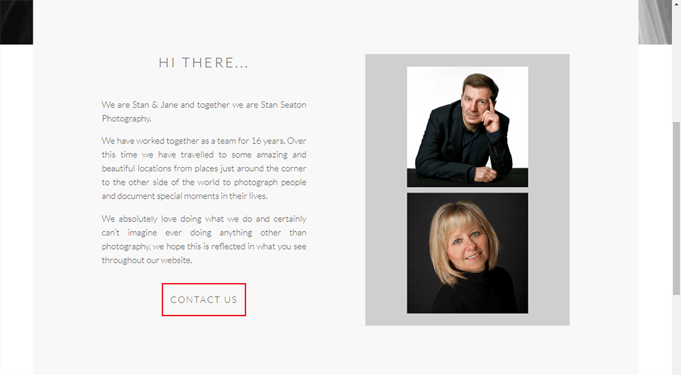 Photography Bio Template