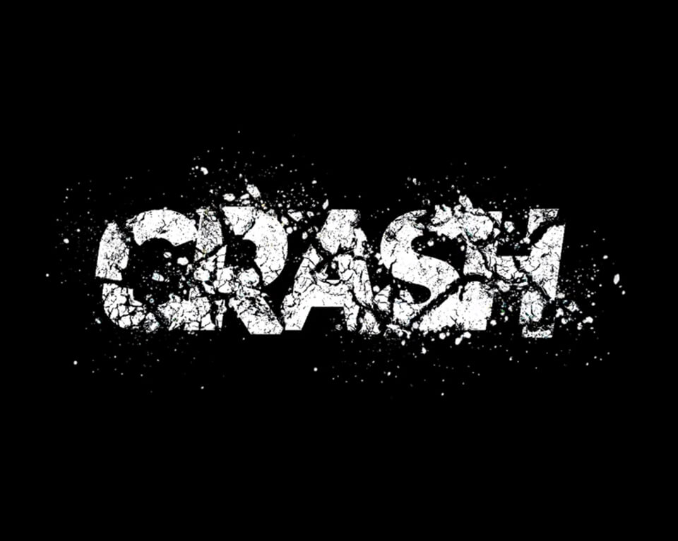 crash text effect tutorial