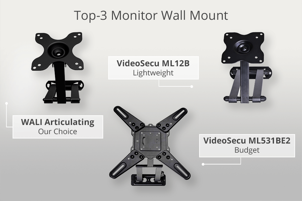 8 Best Monitor Wall Mounts In 2021 - Best Wall Mount Computer Monitor