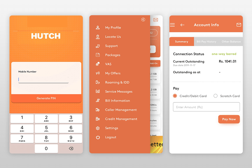 hutch interior design app interface