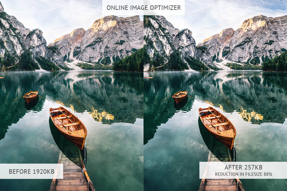 online image optimizer results