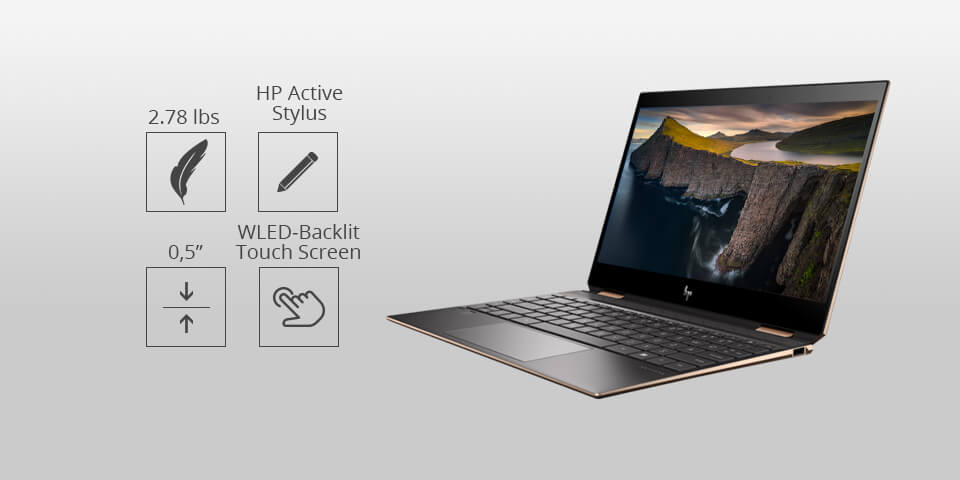 hp spectre x360 laptop for photoshop