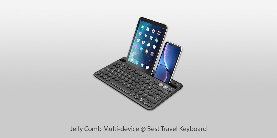 travel keyboard jelly comb multi-device