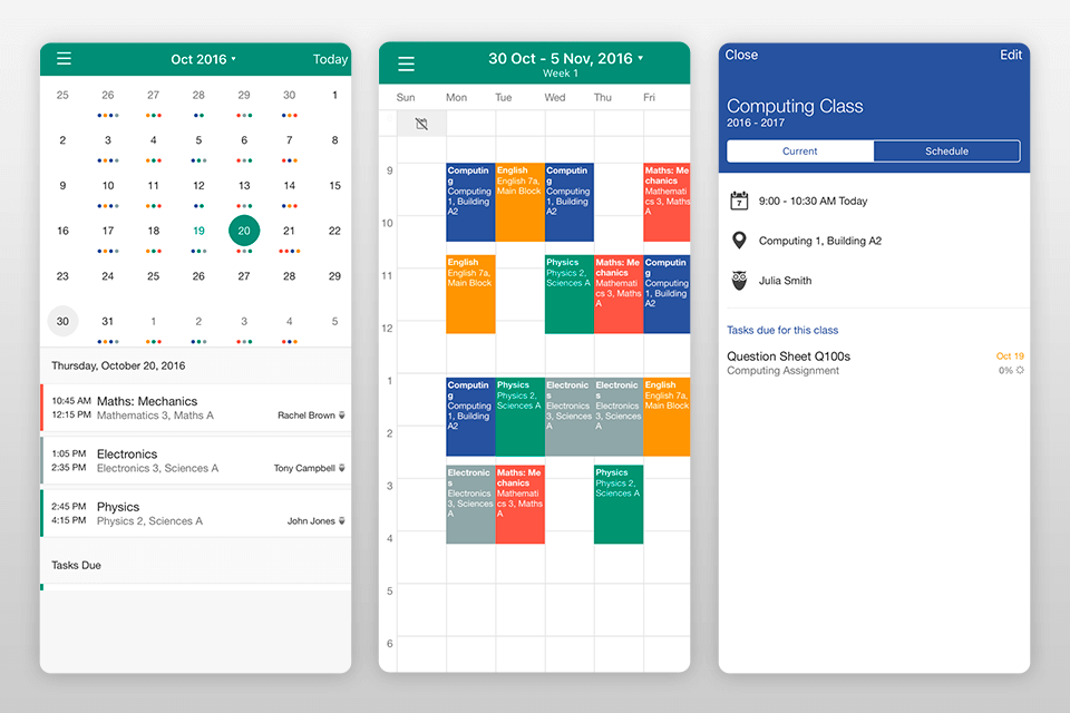 assignment calendar app