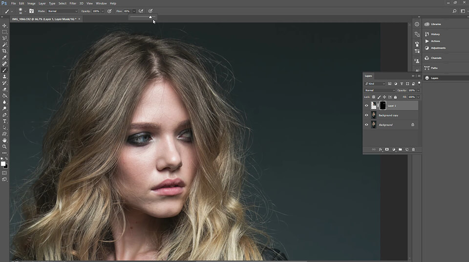 How to Remove Stray Hairs in Photoshop Tutorial (+3 FREE Hair Brushes)