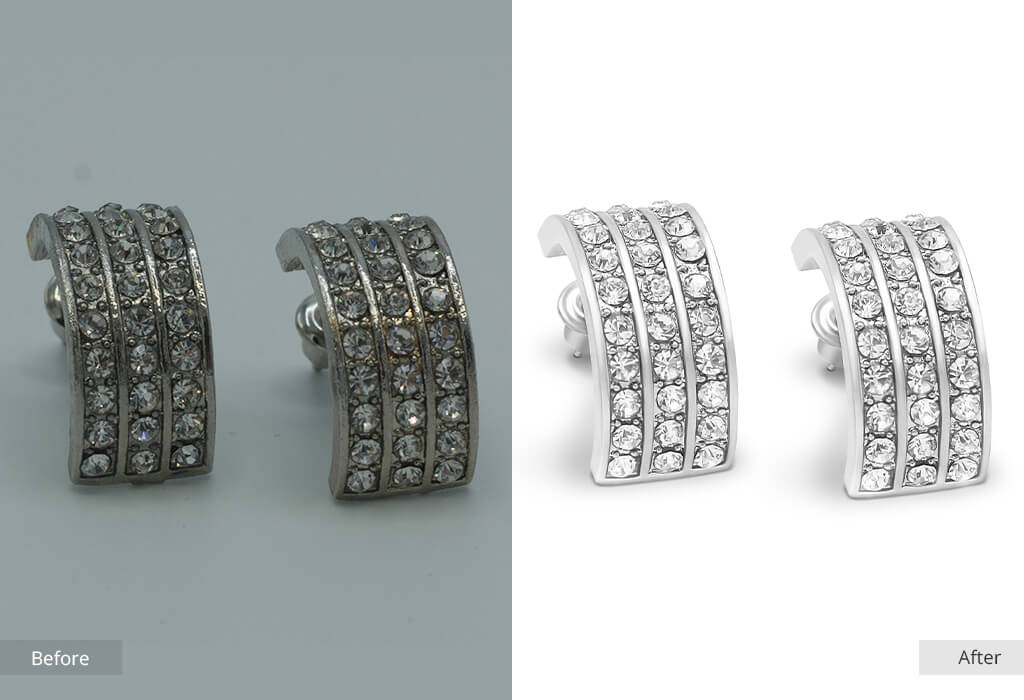 editing of pretty jewelry