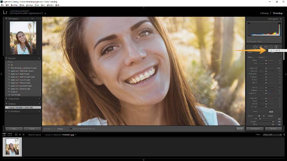 How to Whiten Teeth in Lightroom in 3 Steps (+FREE Brushes)
