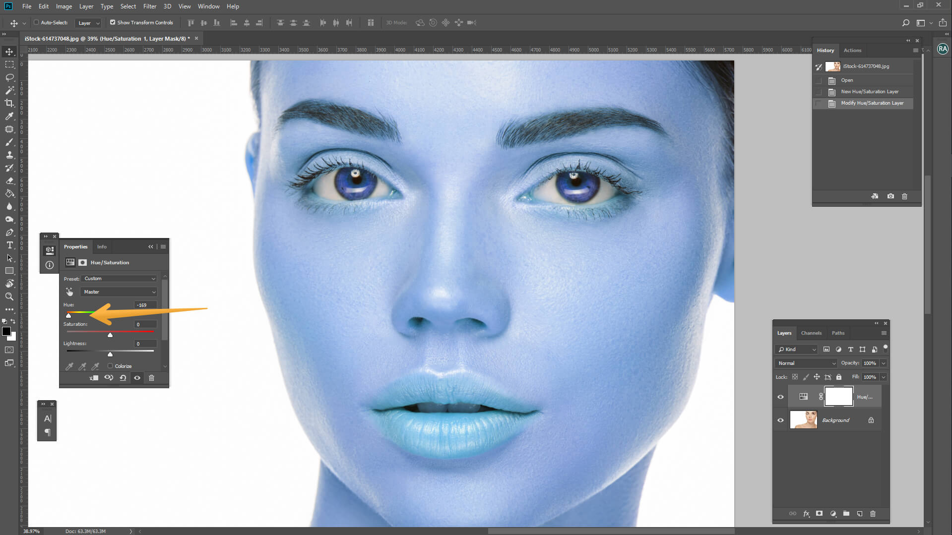 How to Change Eye Color in Photoshop (+FREE Actions)