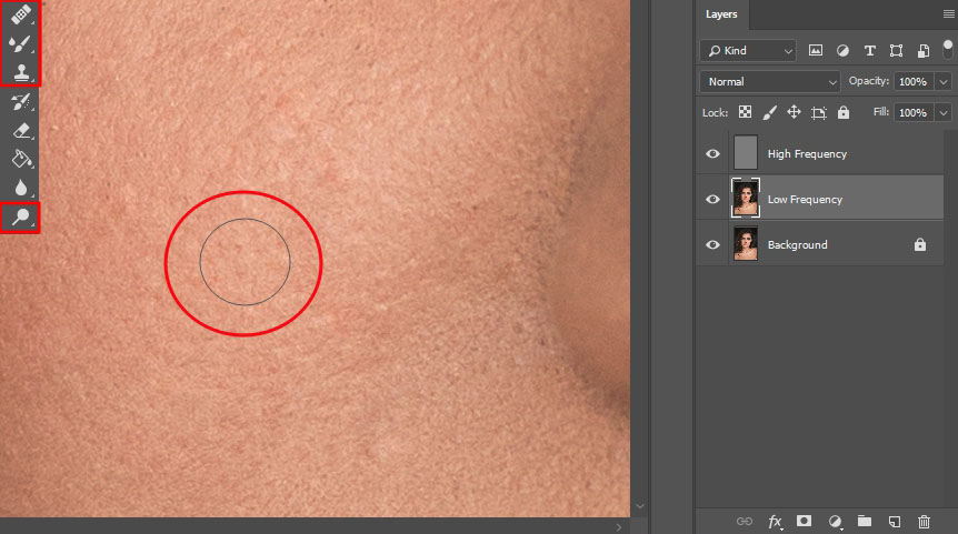 fixing of minor imperfections